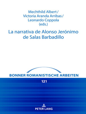 cover image of La narrativa de Alonso Jerónimo de Salas Barbadillo